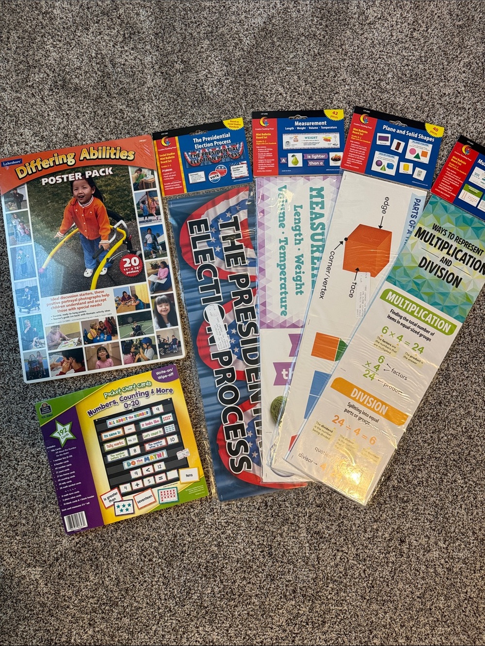 Educational Classroom Poster Pack - new in packaging